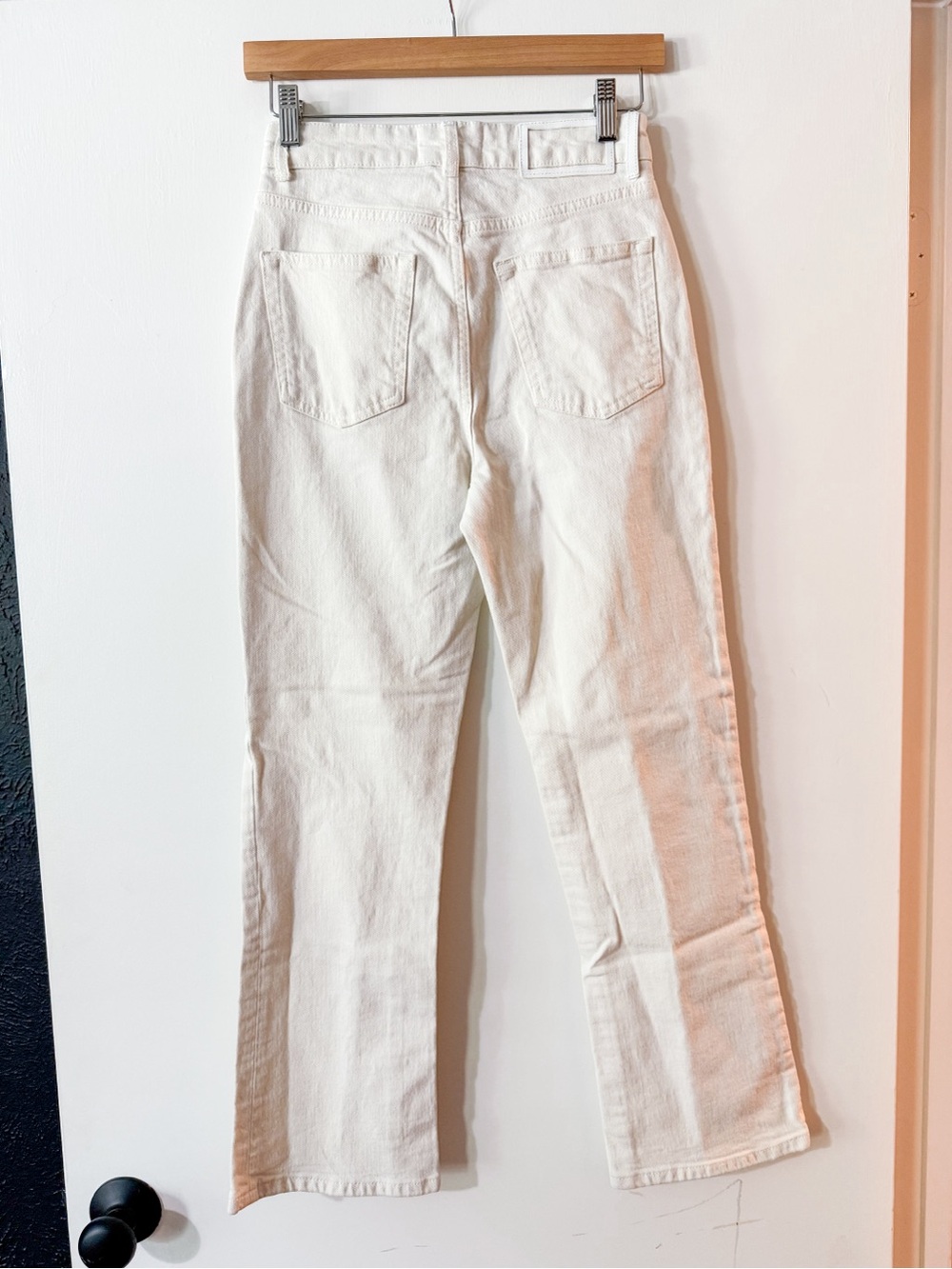 La Ligne The Isadora Jean White Cream Size 26 - Picture 5 of 5